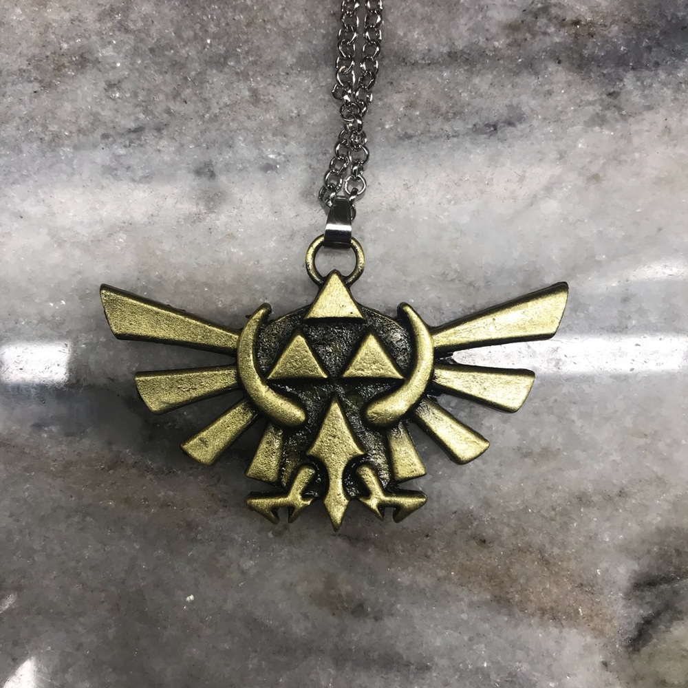 Legend of Zelda Triforce Bird Necklace